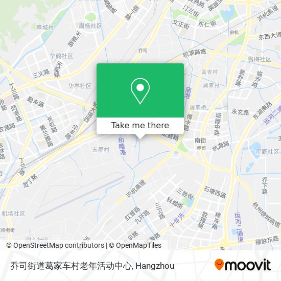 乔司街道葛家车村老年活动中心 map