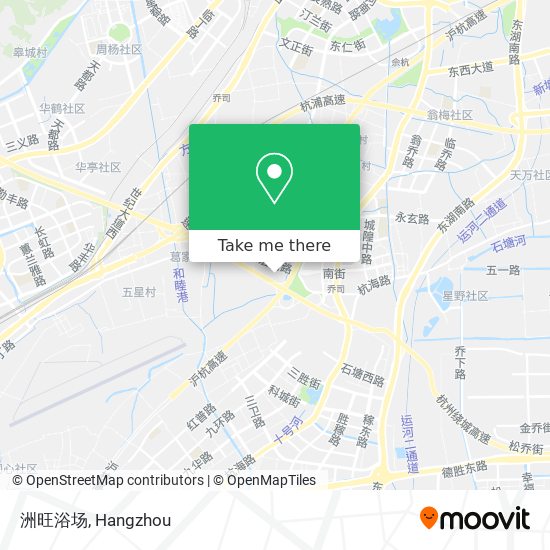 洲旺浴场 map