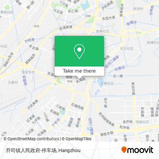 乔司镇人民政府-停车场 map