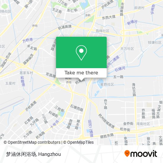 梦涵休闲浴场 map