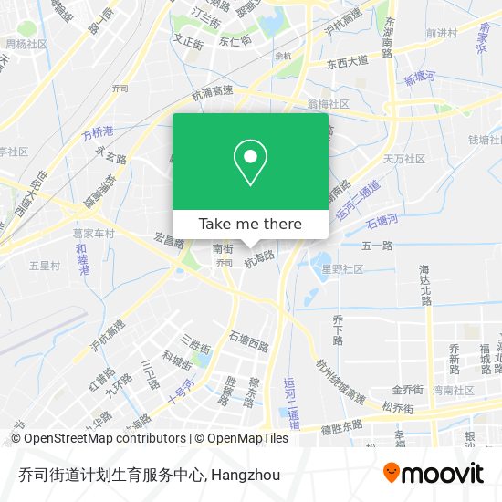 乔司街道计划生育服务中心 map