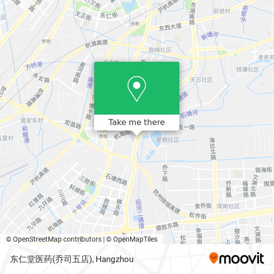 东仁堂医药(乔司五店) map
