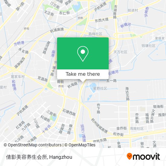 倩影美容养生会所 map