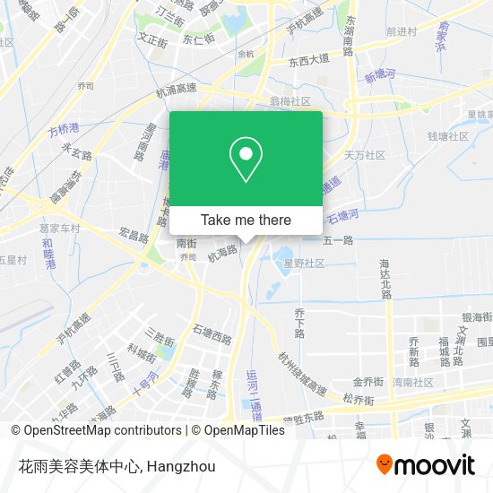 花雨美容美体中心 map