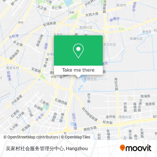 吴家村社会服务管理分中心 map