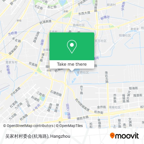 吴家村村委会(杭海路) map