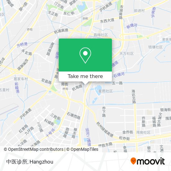 中医诊所 map