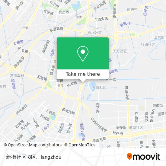 新街社区-8区 map