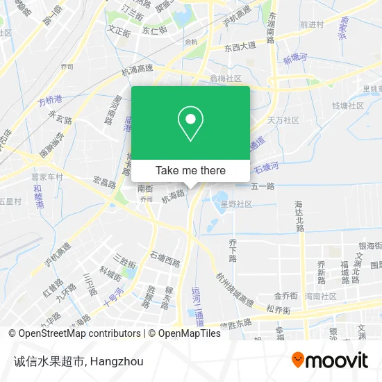 诚信水果超市 map