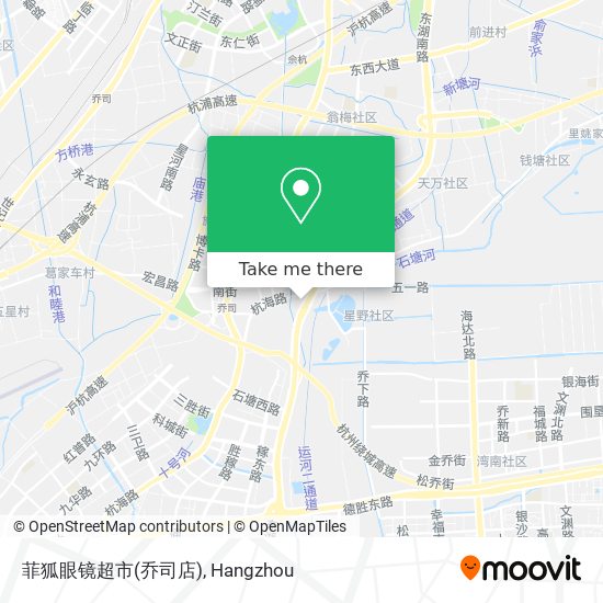 菲狐眼镜超市(乔司店) map