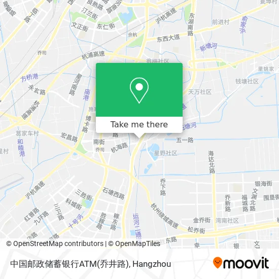 中国邮政储蓄银行ATM(乔井路) map