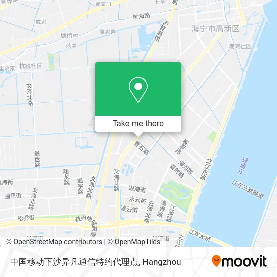 中国移动下沙异凡通信特约代理点 map