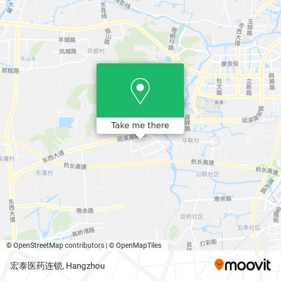 宏泰医药连锁 map