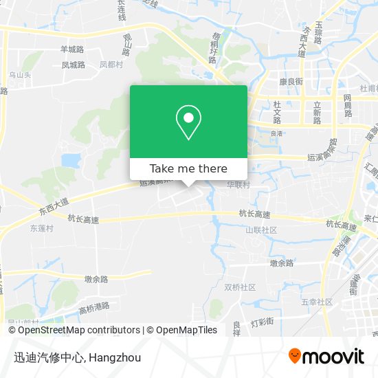 迅迪汽修中心 map