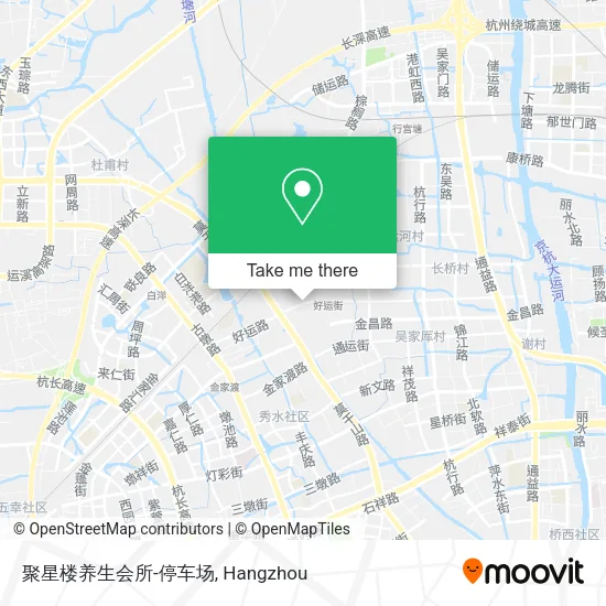 聚星楼养生会所-停车场 map