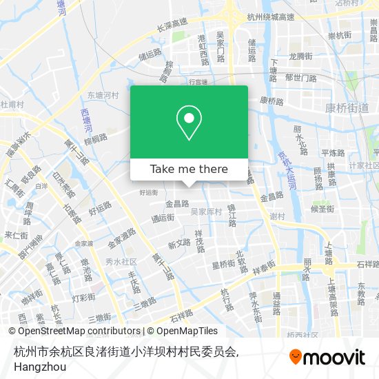 杭州市余杭区良渚街道小洋坝村村民委员会 map