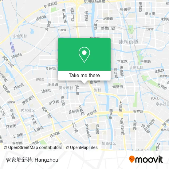 管家塘新苑 map