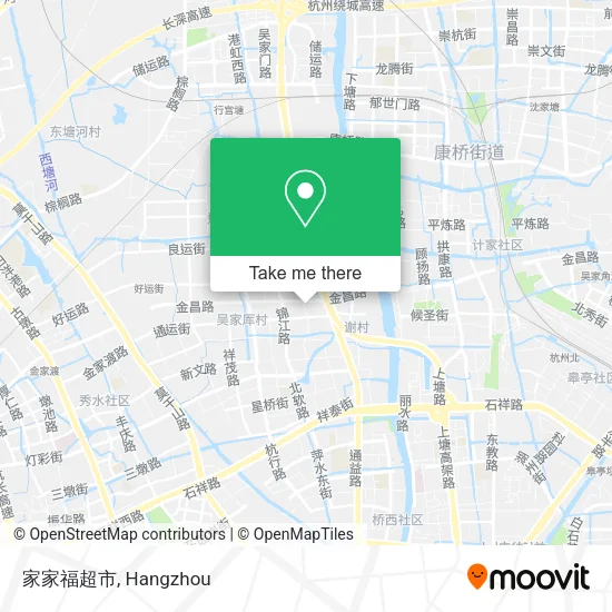 家家福超市 map