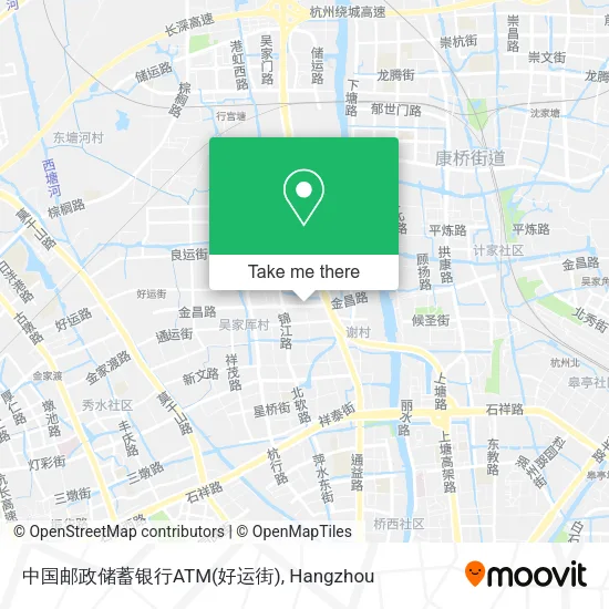 中国邮政储蓄银行ATM(好运街) map