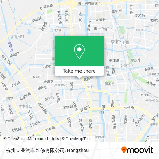 杭州立业汽车维修有限公司 map