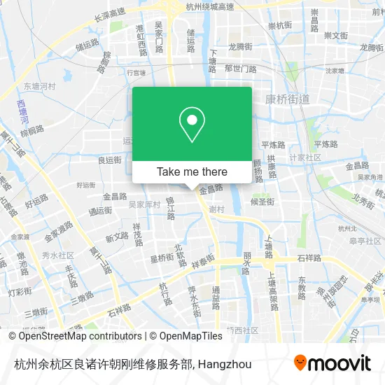 杭州余杭区良诸许朝刚维修服务部 map