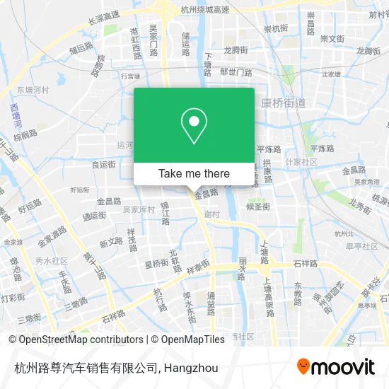 杭州路尊汽车销售有限公司 map