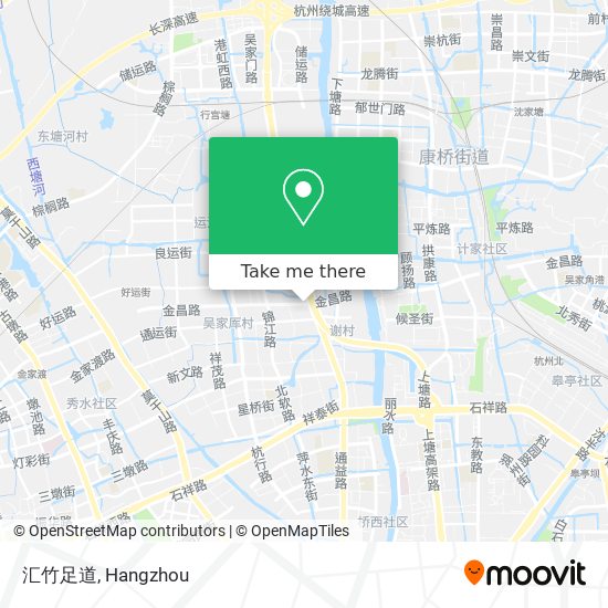汇竹足道 map