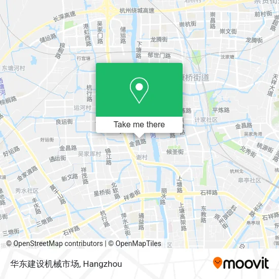 华东建设机械市场 map