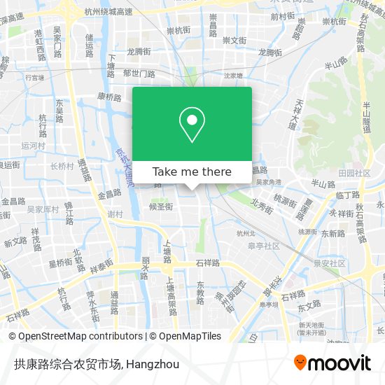 拱康路综合农贸市场 map