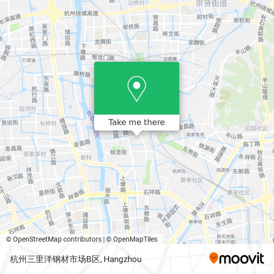 杭州三里洋钢材市场B区 map