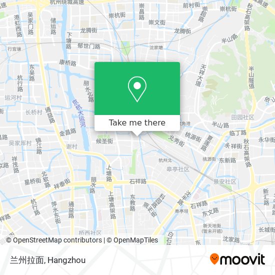 兰州拉面 map