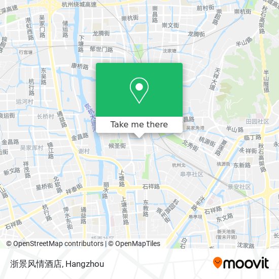 浙景风情酒店 map