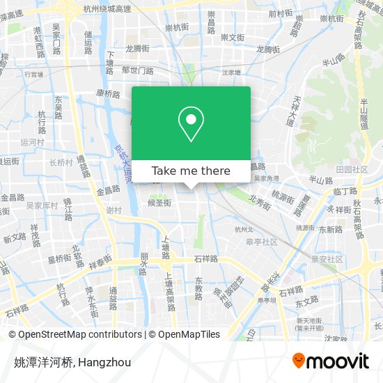 姚潭洋河桥 map
