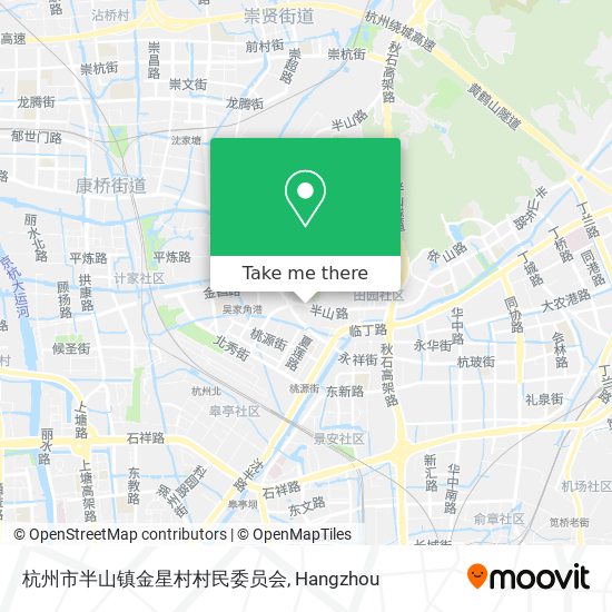杭州市半山镇金星村村民委员会 map
