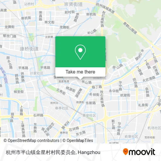杭州市半山镇金星村村民委员会 map