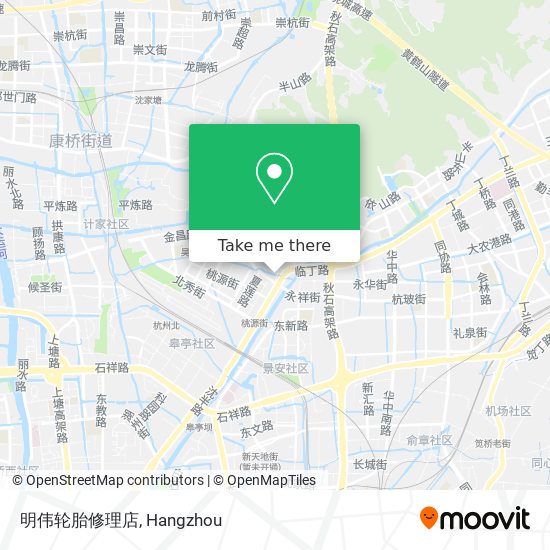 明伟轮胎修理店 map