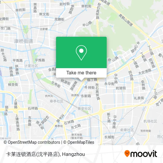 卡莱连锁酒店(沈半路店) map