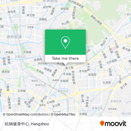 杭钢健身中心 map