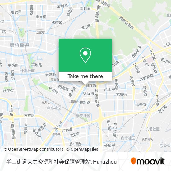 半山街道人力资源和社会保障管理站 map