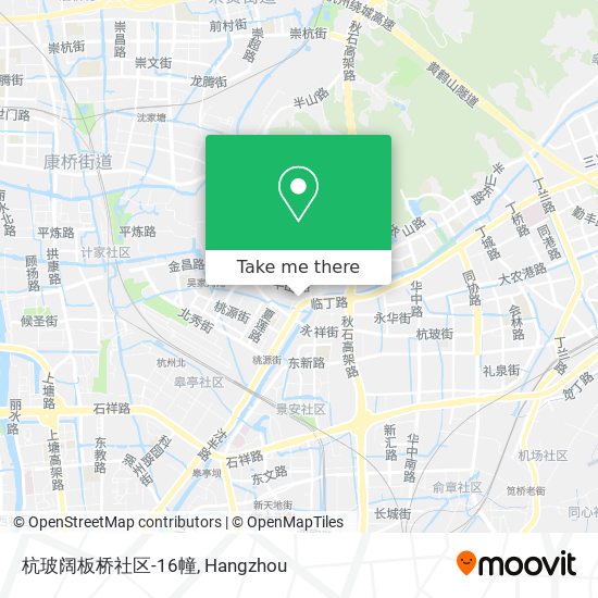 杭玻阔板桥社区-16幢 map