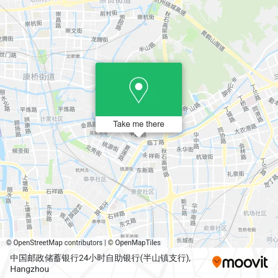 中国邮政储蓄银行24小时自助银行(半山镇支行) map