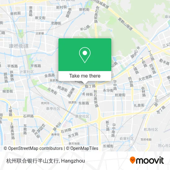杭州联合银行半山支行 map