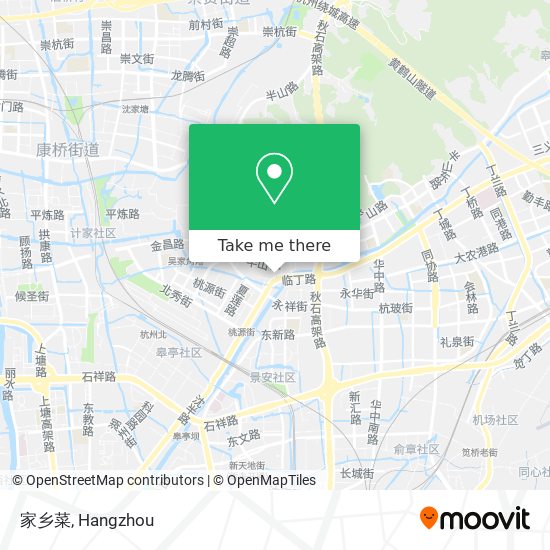 家乡菜 map
