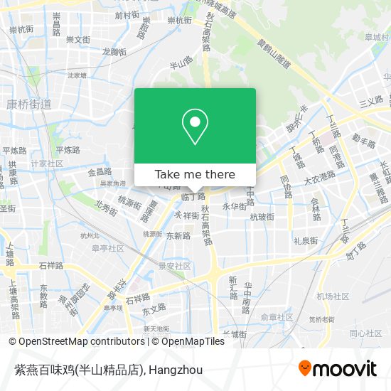 紫燕百味鸡(半山精品店) map