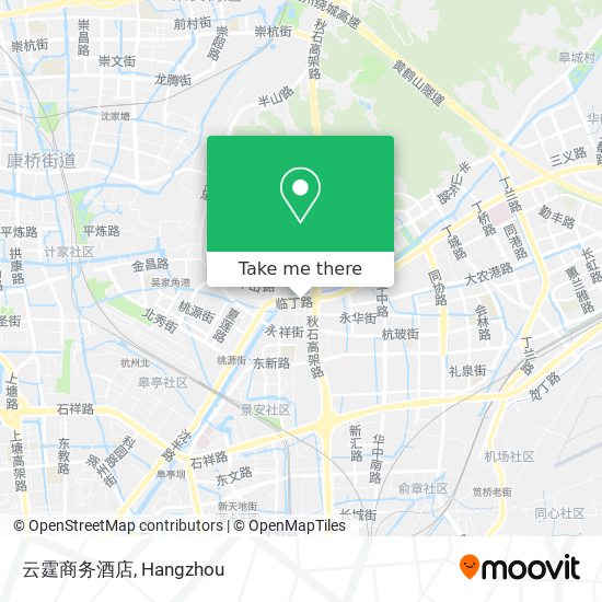 云霆商务酒店 map