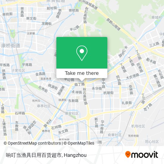 响叮当渔具日用百货超市 map