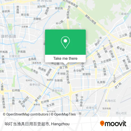 响叮当渔具日用百货超市 map