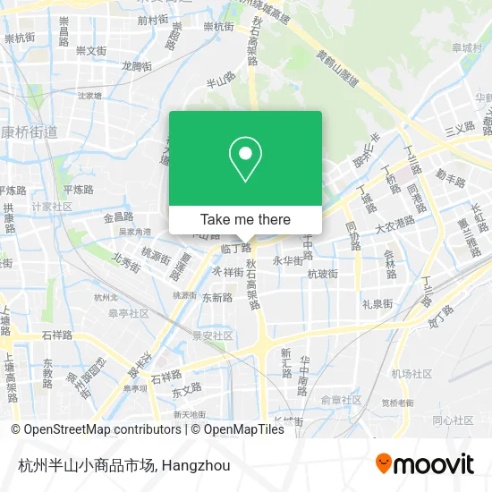 杭州半山小商品市场 map