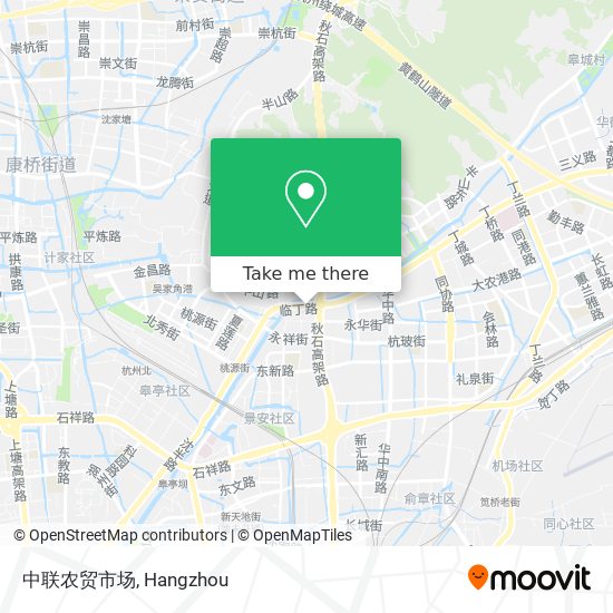 中联农贸市场 map