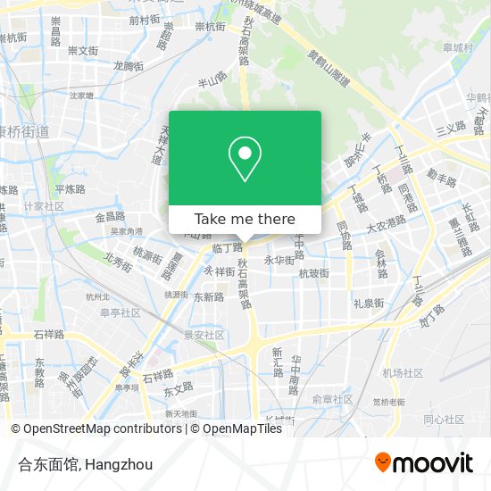 合东面馆 map